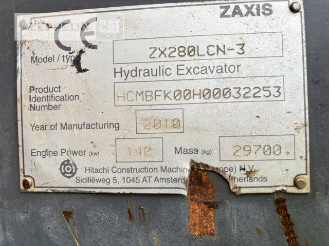 Hitachi ZX280LCN-3 - حفارات زحافة: صور 4 Hitachi ZX280LCN-3 - حفارات زحافة: صور 4