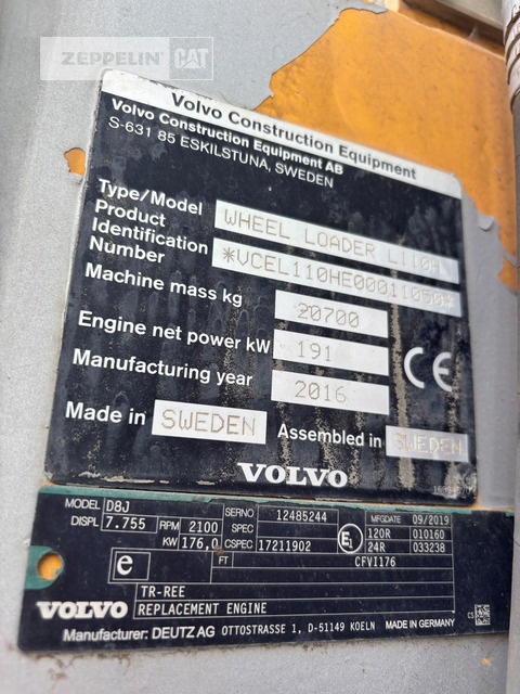 Volvo L110H - اللودر بعجل: صور 5 Volvo L110H - اللودر بعجل: صور 5