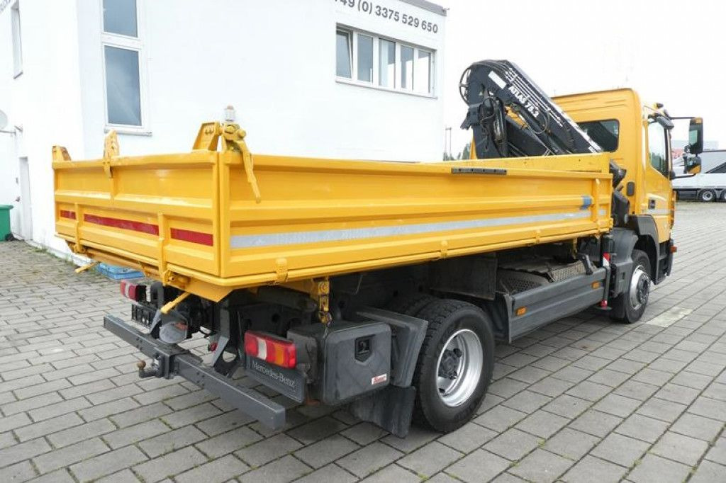 Mercedes-Benz Atego 1224 K 2-Achs Kipper Kran 2x Hdr Ausschub - قلابات, شاحنة كرين: صور 5 Mercedes-Benz Atego 1224 K 2-Achs Kipper Kran 2x Hdr Ausschub - قلابات, شاحنة كرين: صور 5