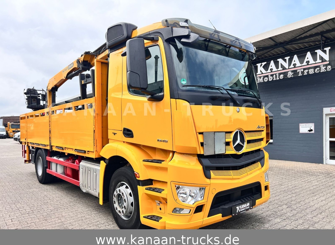 Mercedes-Benz 1845 Antos 4x2 Baustoffkran Palfinger 21001L - شاحنة كرين: صور 1 Mercedes-Benz 1845 Antos 4x2 Baustoffkran Palfinger 21001L - شاحنة كرين: صور 1