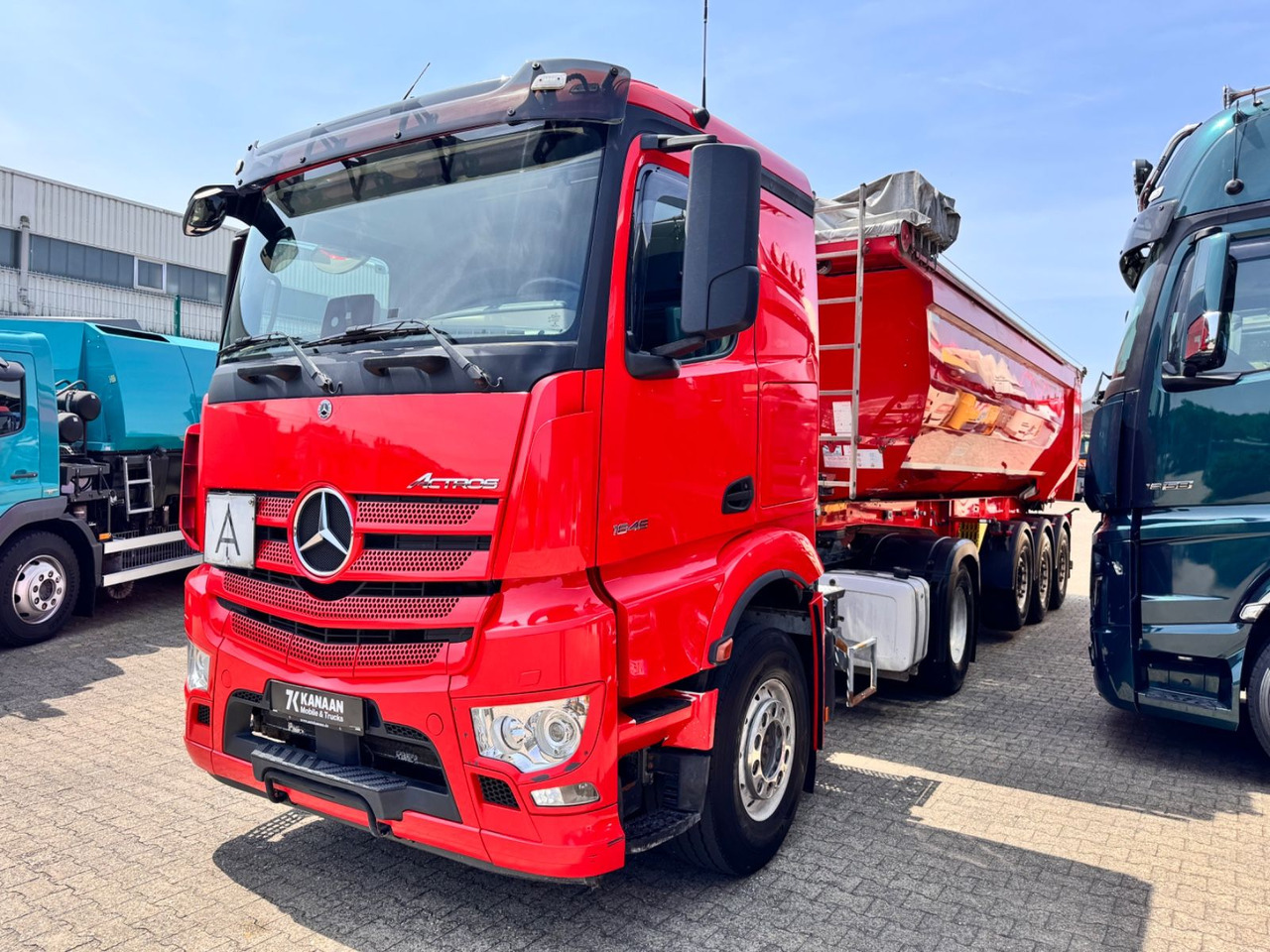 Mercedes-Benz 1846 Actros LS Kipphydraulik Alcoa TÜV NEU - شاحنة جرار: صور 2 Mercedes-Benz 1846 Actros LS Kipphydraulik Alcoa TÜV NEU - شاحنة جرار: صور 2
