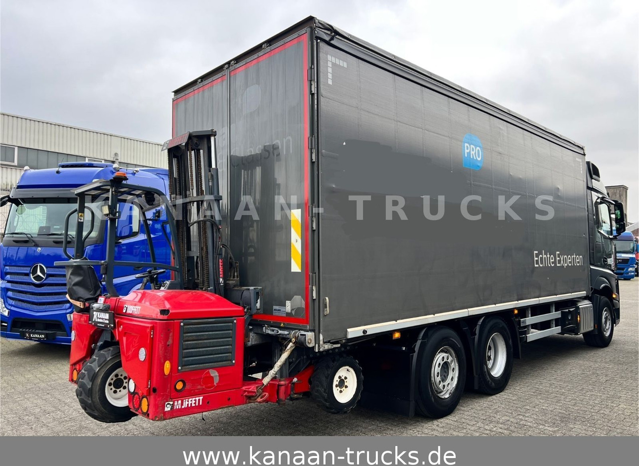 Mercedes-Benz 2548 Actros 6x2 Pritsche Moffet Mitnahme stapler - شاحنة كرين: صور 3 Mercedes-Benz 2548 Actros 6x2 Pritsche Moffet Mitnahme stapler - شاحنة كرين: صور 3